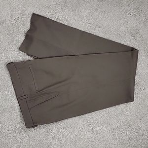 Haggars Men's Slim-Tapered Brown Slacks - 32W x 34L